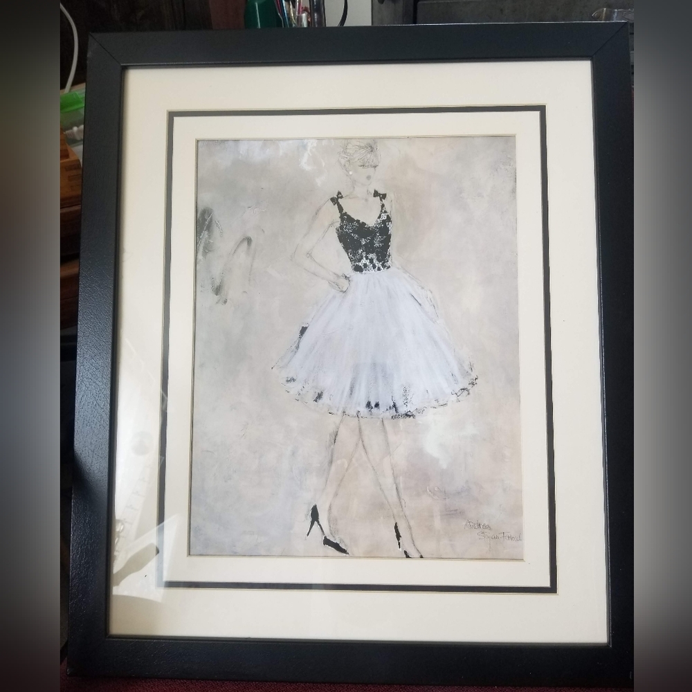 COLORS OF NIGHT IV BY ANDREA STANJAN- FERKUL, MATTED AND FRAMED